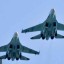 Полеты истребителей Су-27 в небе над Крымом 1