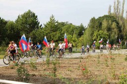 Межрайонный велопробег ко Дню  флага России