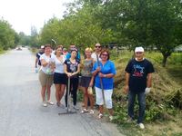 Очередной субботник в Нижнегорске
