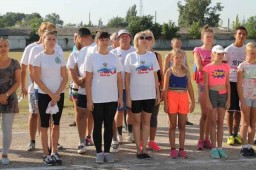 День физкультурника в посёлке Нижнегорский